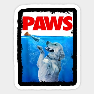 Labrador PAWS Collection Tees That Speak the Silent Language of Labs Sticker